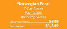 Norwegian Pearl 7-Day Western Caribbean February 22, 2009 from $849